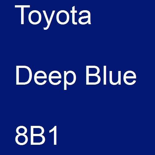 Toyota, Deep Blue, 8B1.